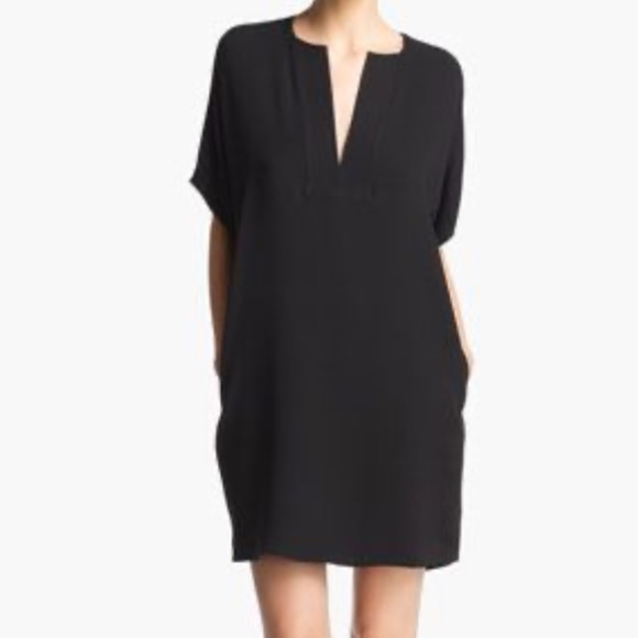 Vince Dresses & Skirts - Vince 💯% silk trapunto stitch shift dress